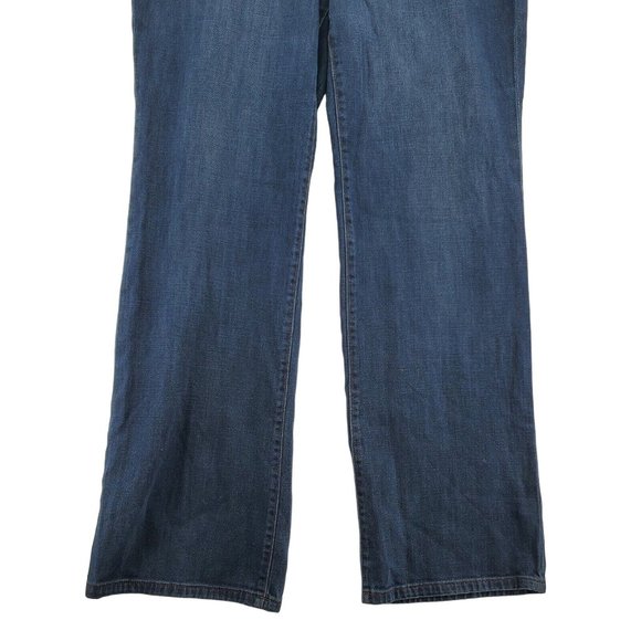 IZOD Jeans Women's 5-Pocket Dark Wash Denim Boot Cut Stretch Blue 33/32 - Picture 3 of 11